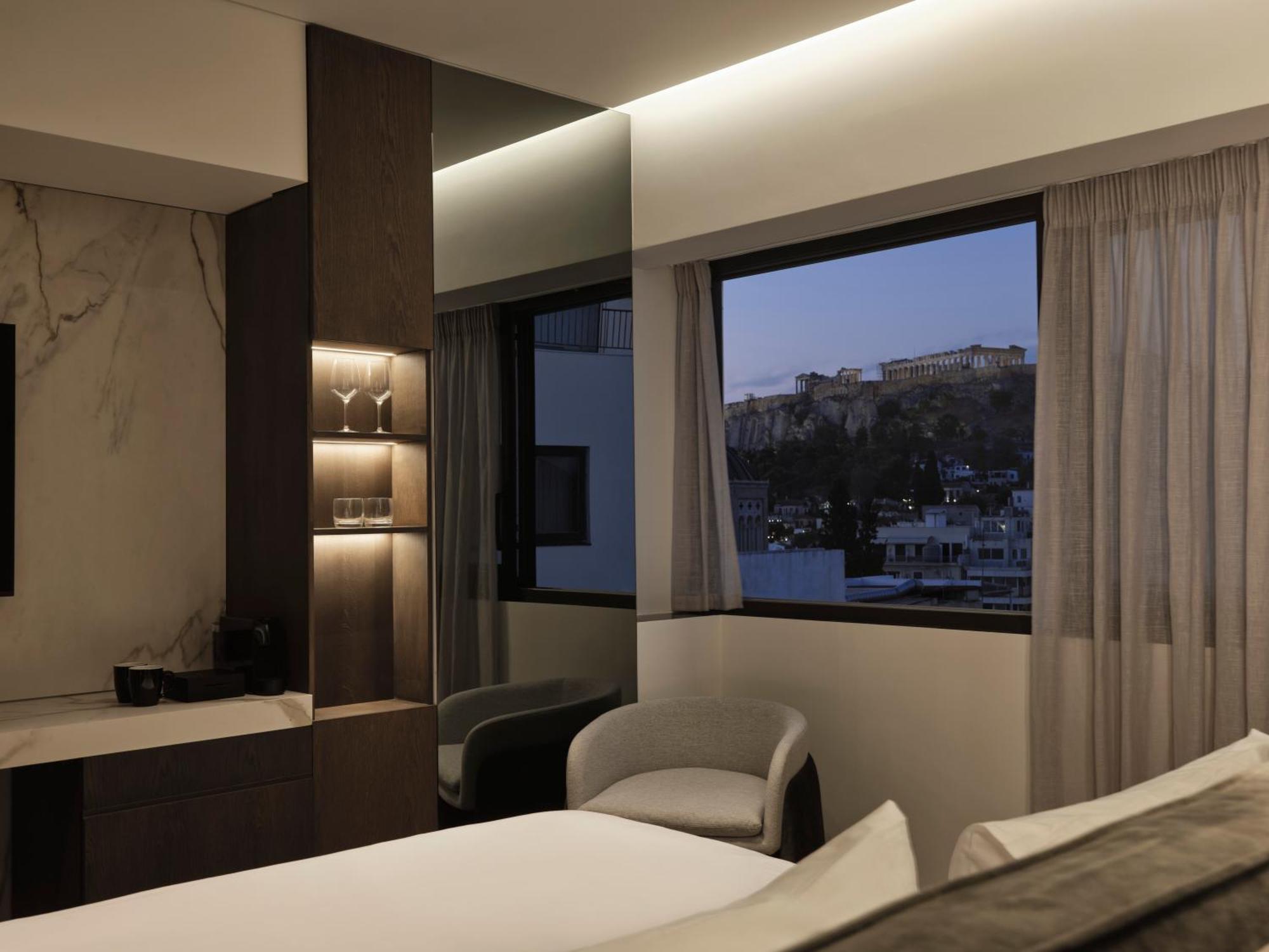Nur Edge Aparthotel - Acropolis Skyline Athen Eksteriør billede